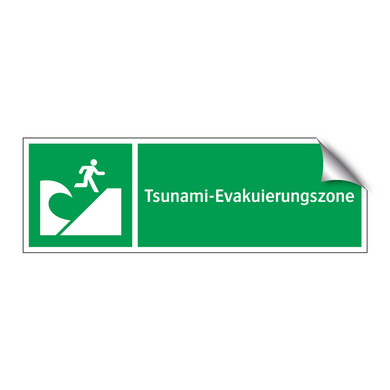 Tsunami-Evakuierungszone