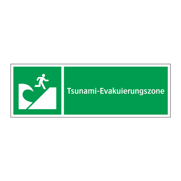 Tsunami-Evakuierungszone