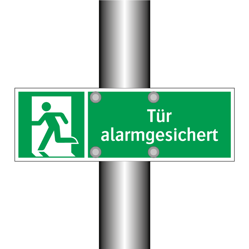 Tür alarmgesichert