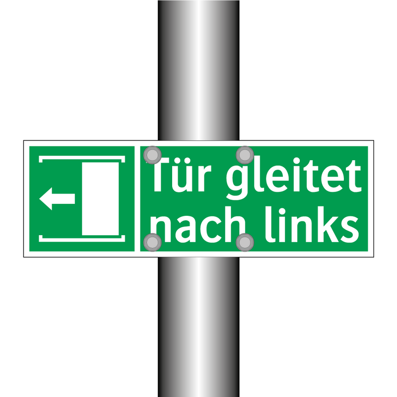 Tür gleitet nach links