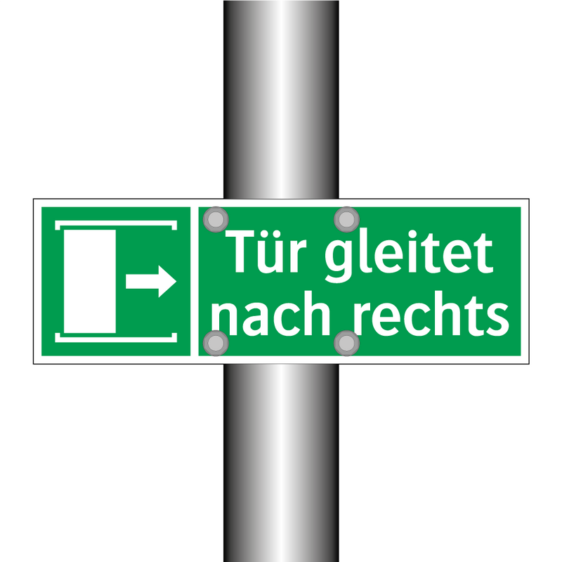 Tür gleitet nach rechts