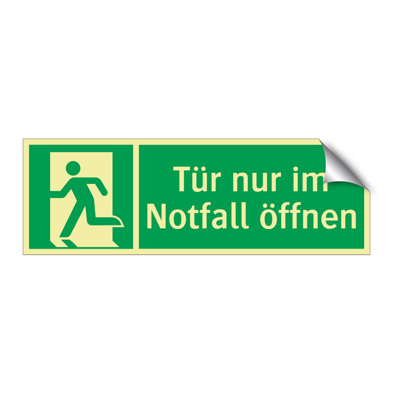 Tür nur im Notfall öffnen