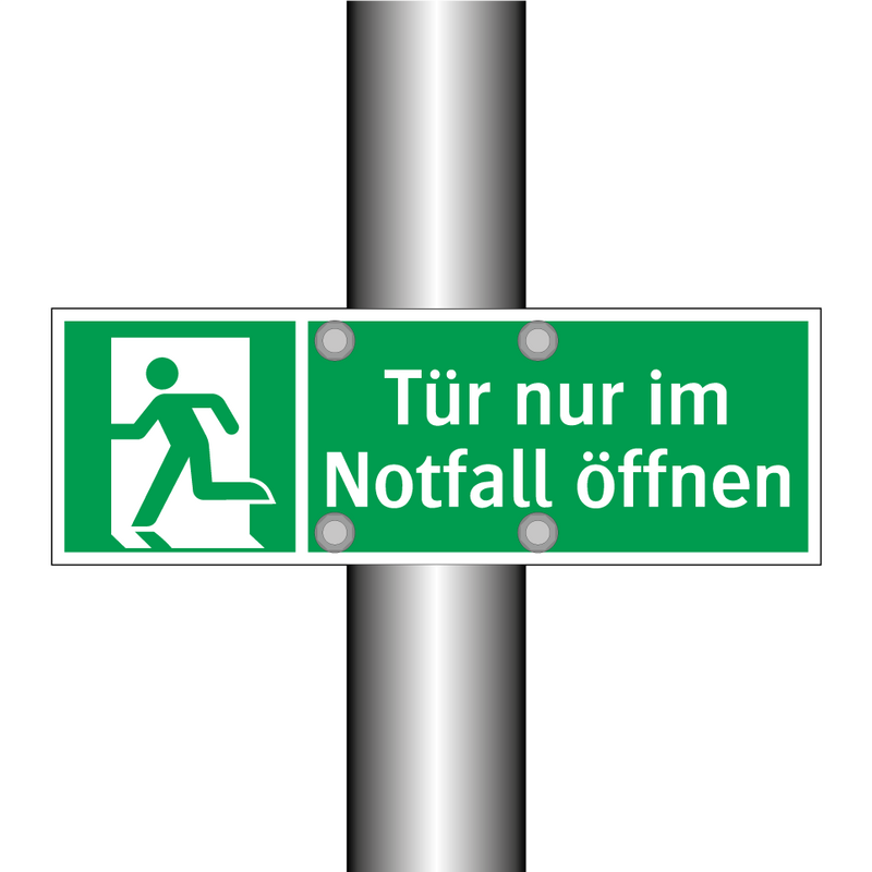 Tür nur im Notfall öffnen