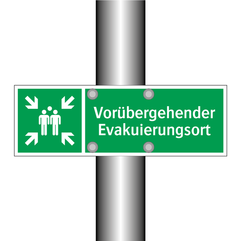 Vorübergehender Evakuierungsort