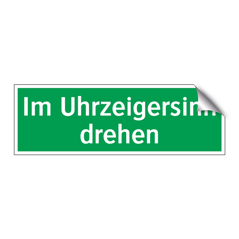 Im Uhrzeigersinn drehen