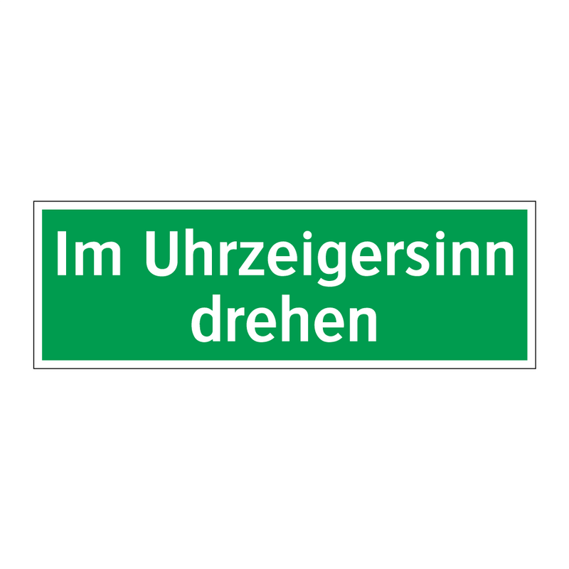 Im Uhrzeigersinn drehen