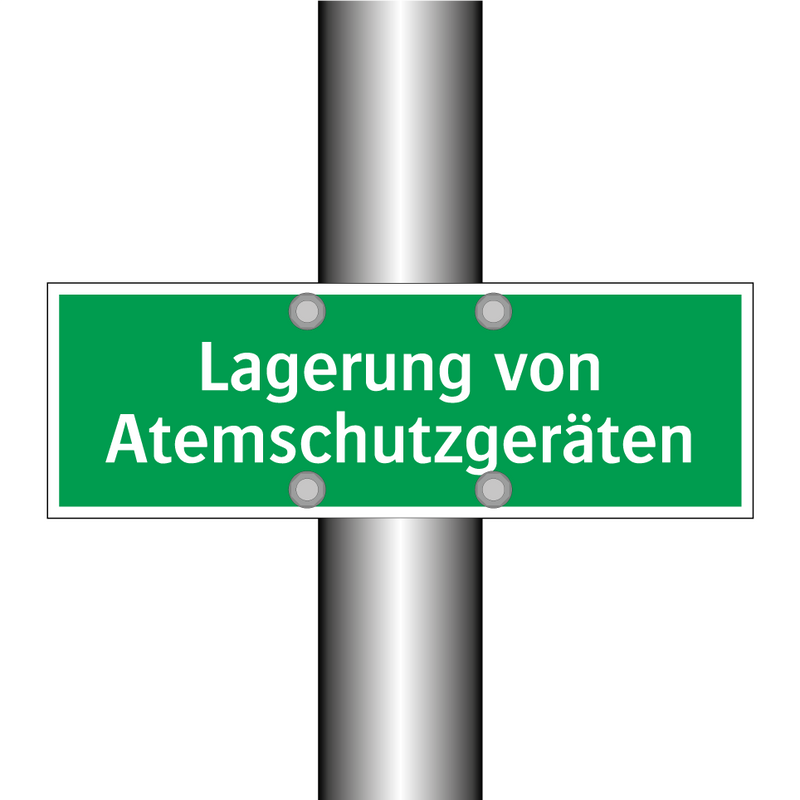 Lagerung von Atemschutzgeräten