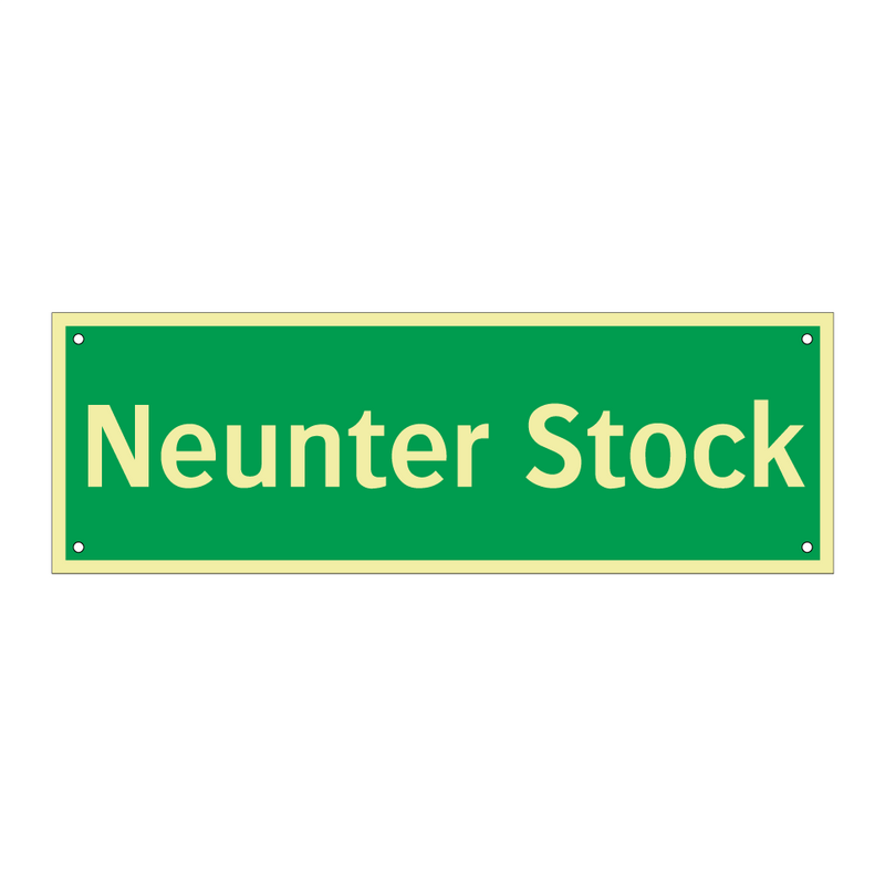 Neunter Stock