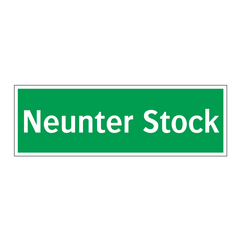 Neunter Stock