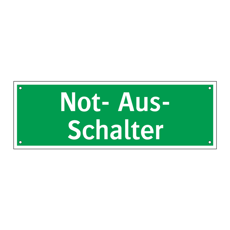 Not- Aus- Schalter