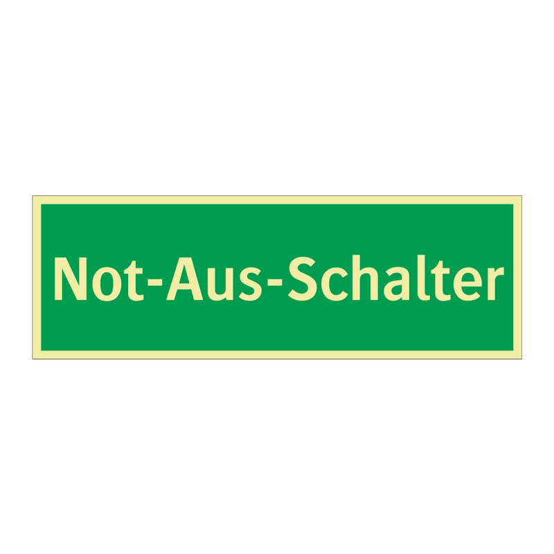 Not-Aus-Schalter