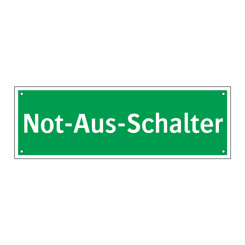 Not-Aus-Schalter