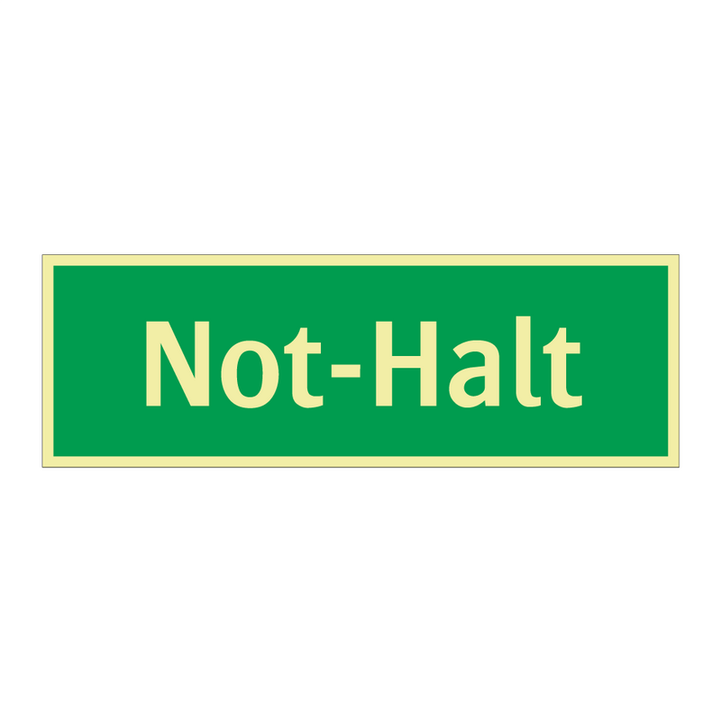 Not-Halt