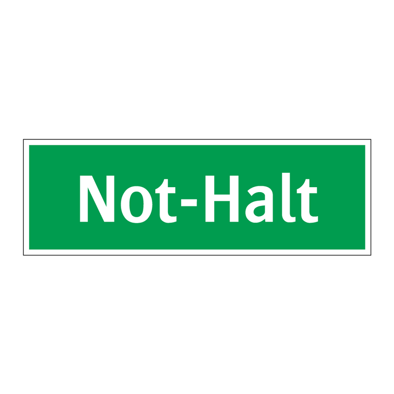 Not-Halt