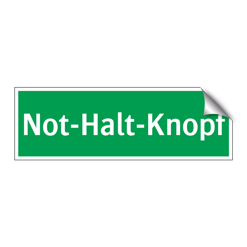 Not-Halt-Knopf