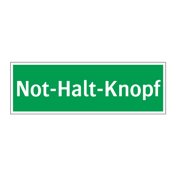 Not-Halt-Knopf