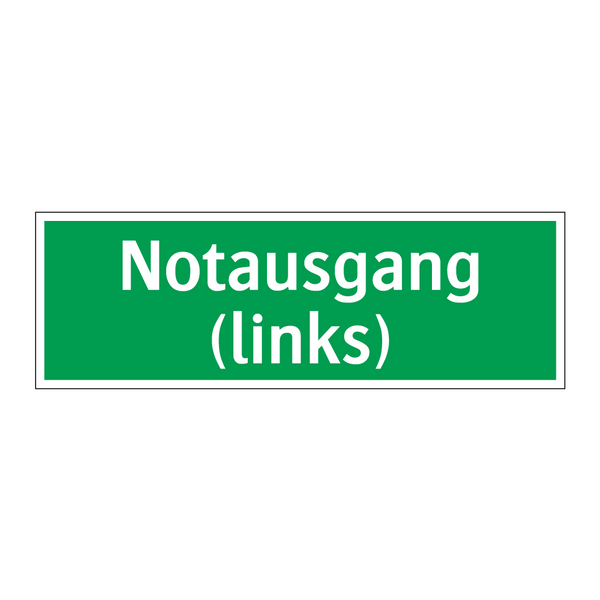 Notausgang (links)