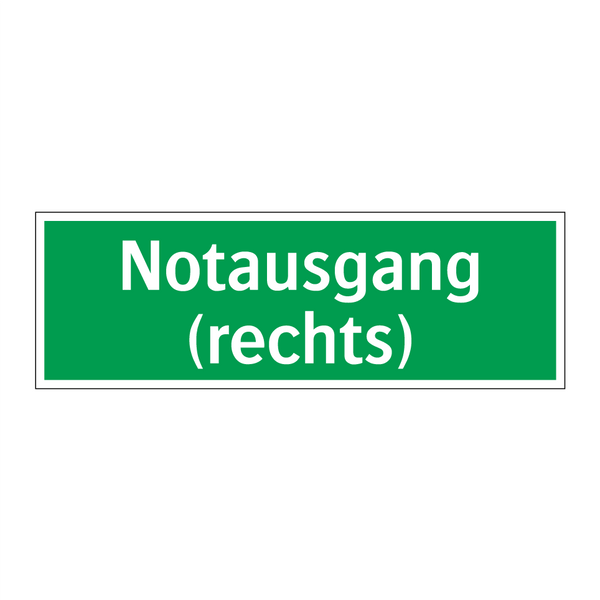 Notausgang (rechts)