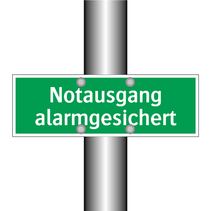 Notausgang alarmgesichert