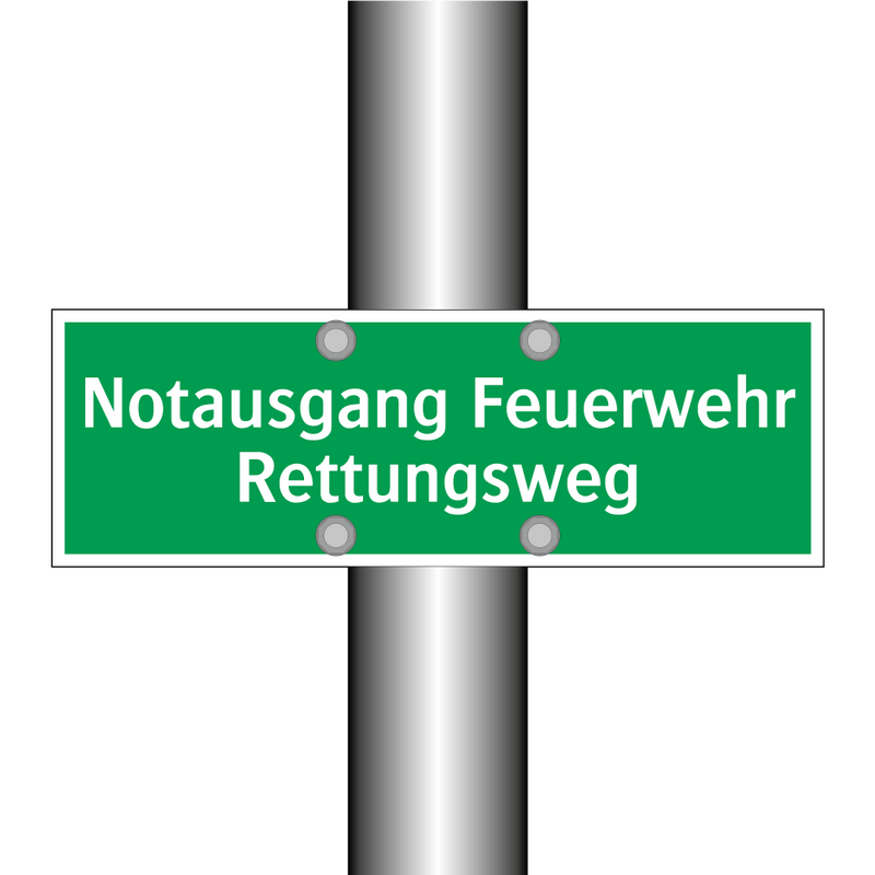 Notausgang Feuerwehr Rettungsweg