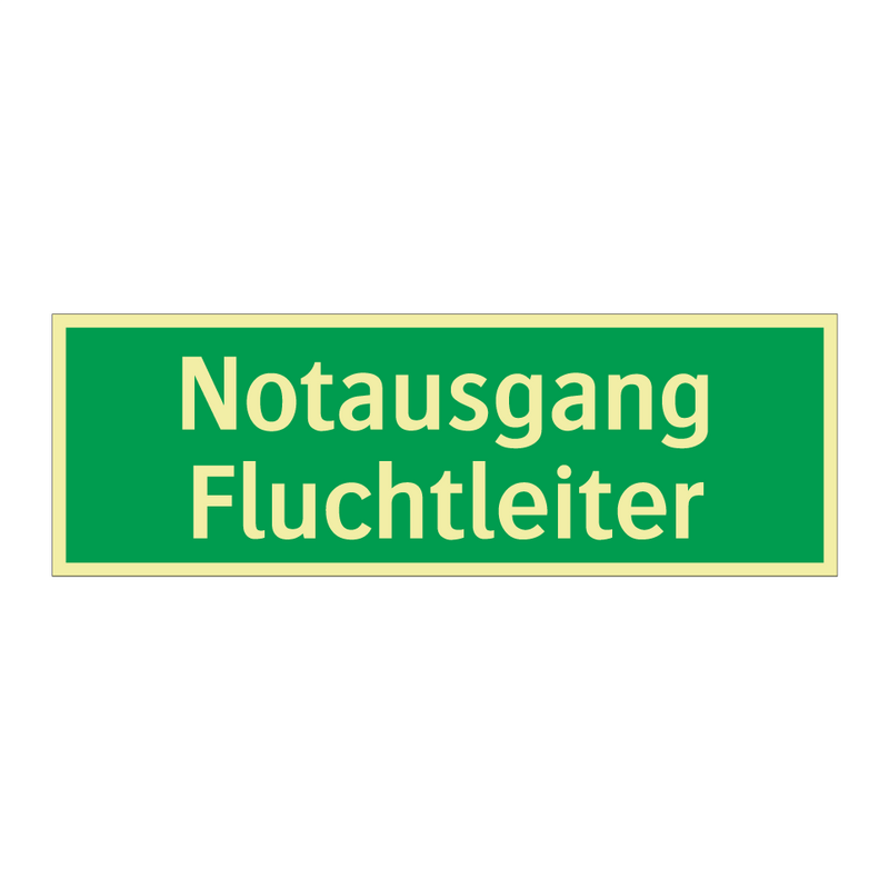 Notausgang Fluchtleiter