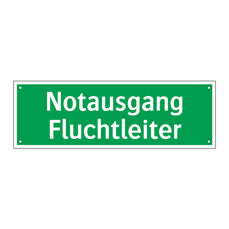 Notausgang Fluchtleiter