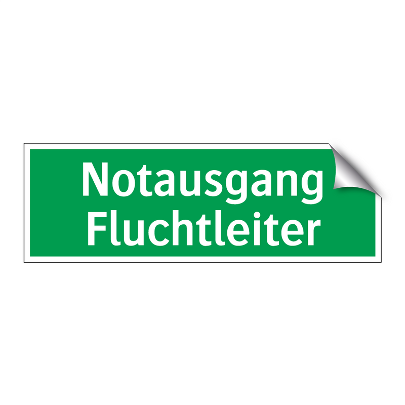 Notausgang Fluchtleiter