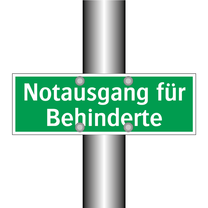 Notausgang für Behinderte