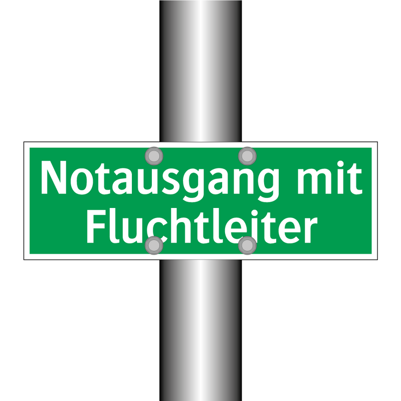 Notausgang mit Fluchtleiter