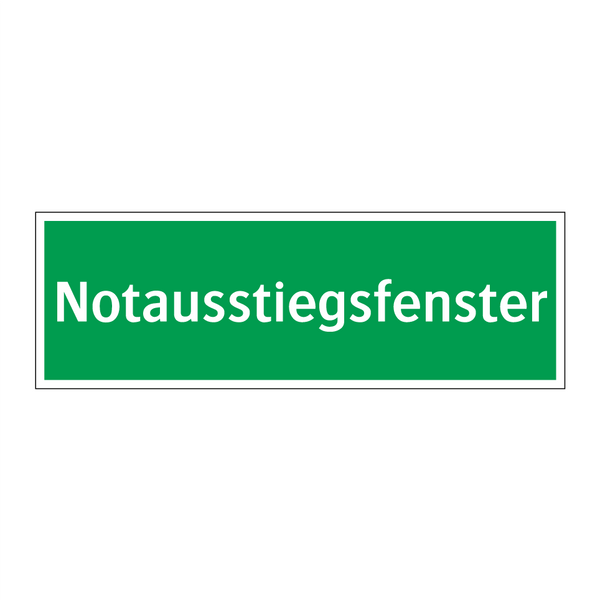 Notausstiegsfenster