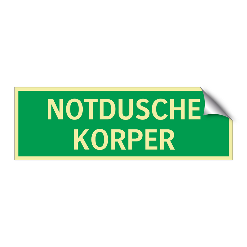 NOTDUSCHE KORPER