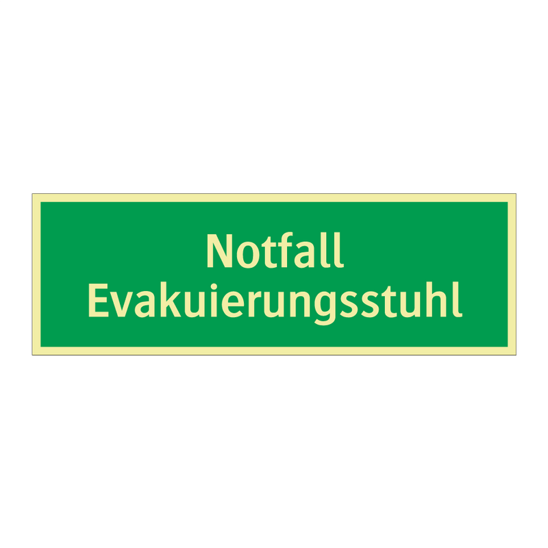 Notfall Evakuierungsstuhl