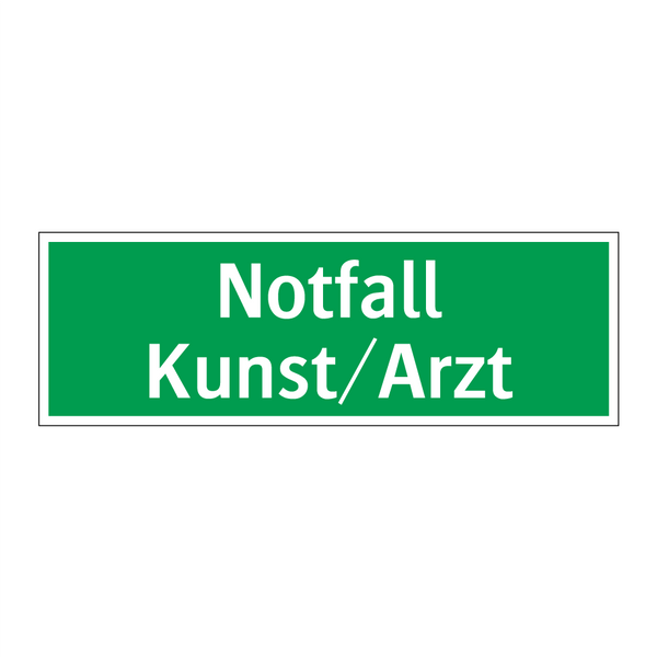 Notfall Kunst/Arzt