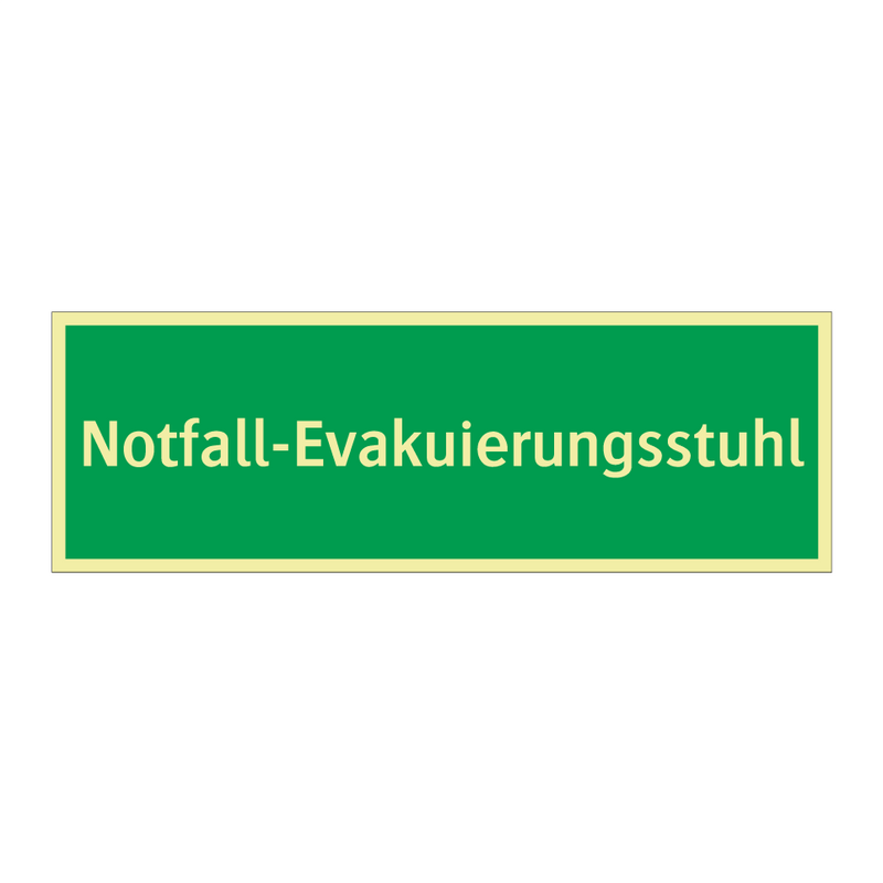 Notfall-Evakuierungsstuhl