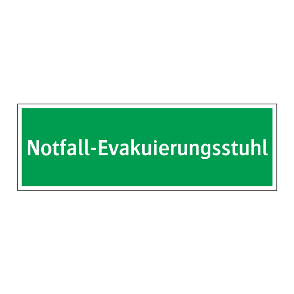 Notfall-Evakuierungsstuhl