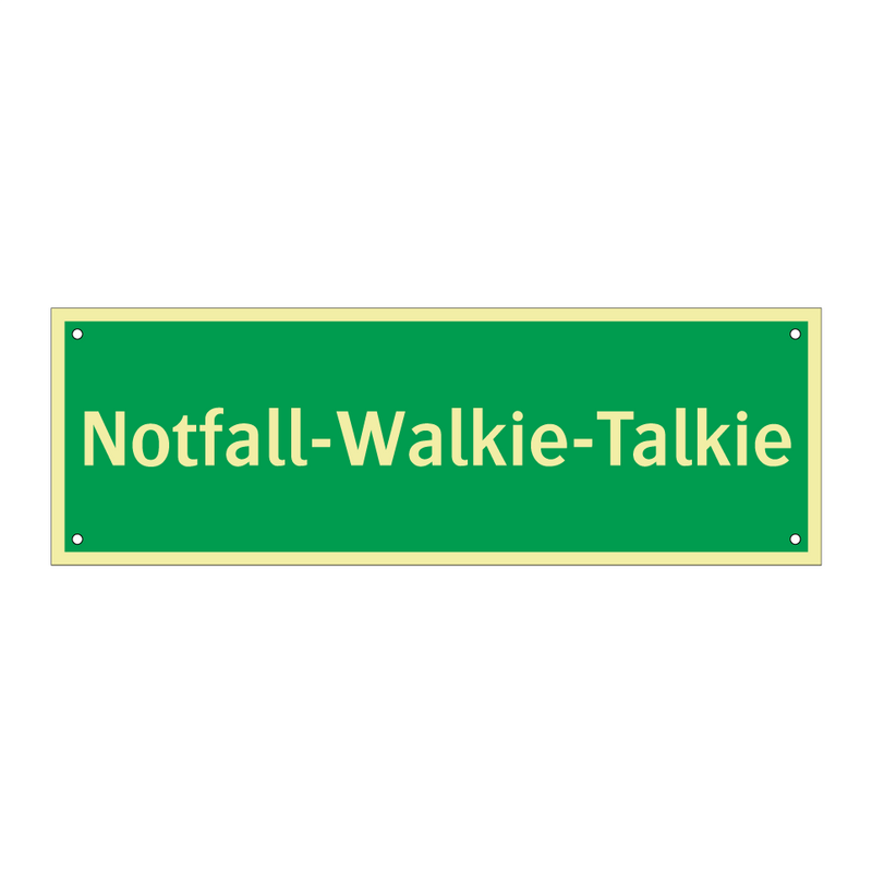 Notfall-Walkie-Talkie