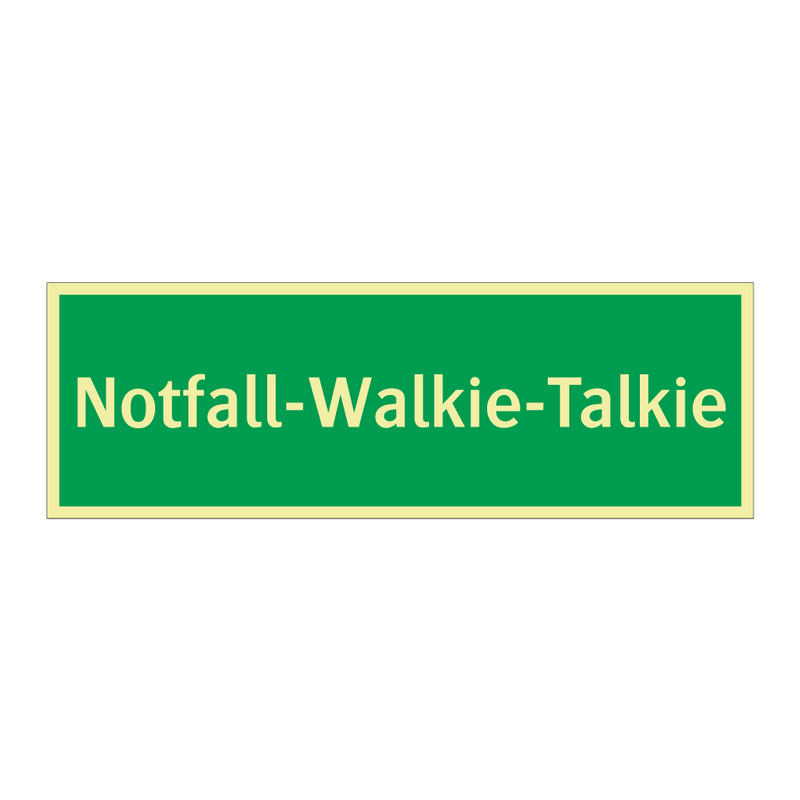 Notfall-Walkie-Talkie