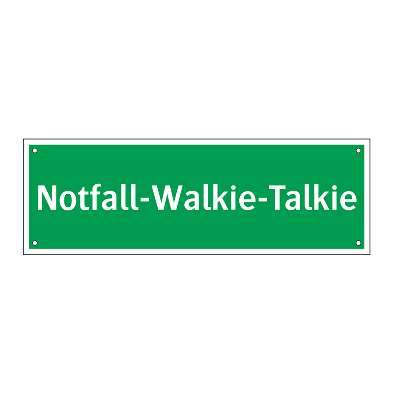 Notfall-Walkie-Talkie