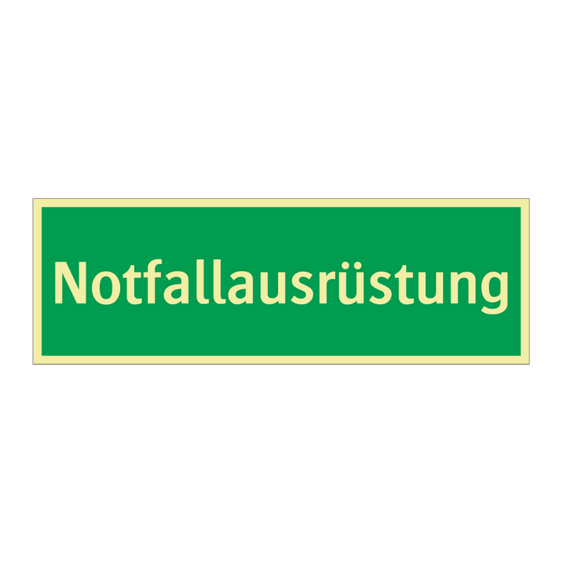 Notfallausrüstung