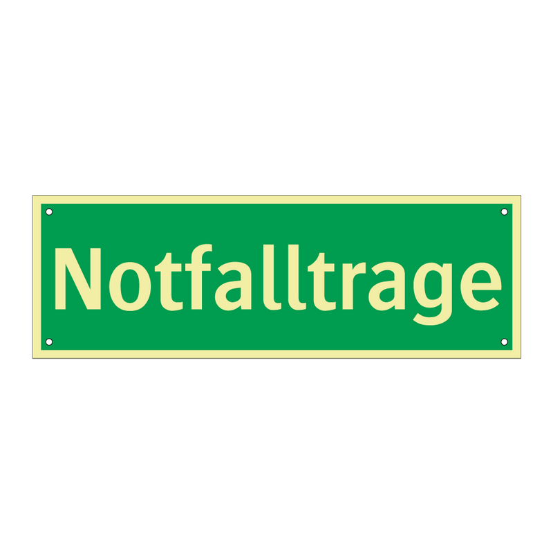 Notfalltrage