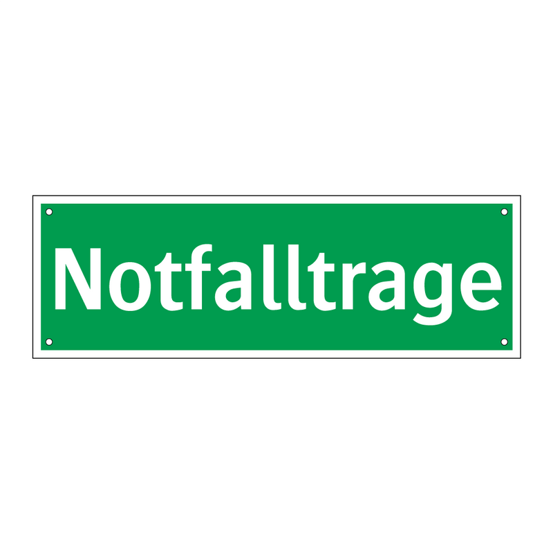 Notfalltrage