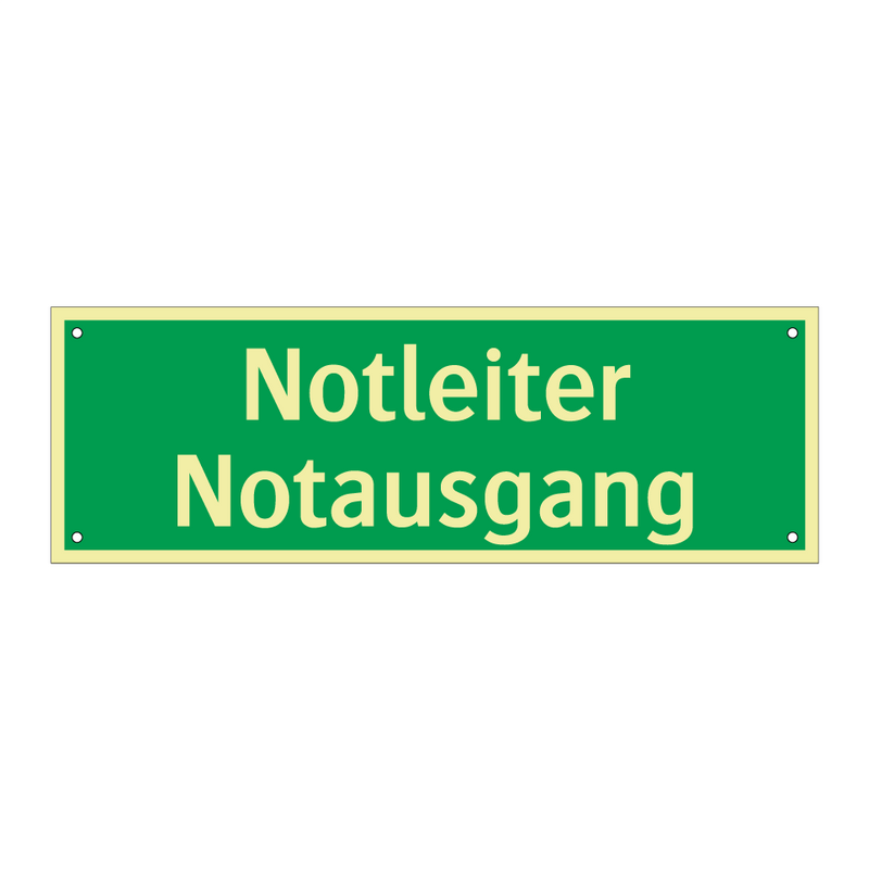 Notleiter Notausgang