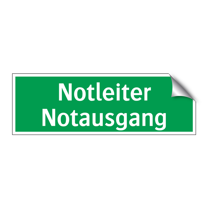 Notleiter Notausgang