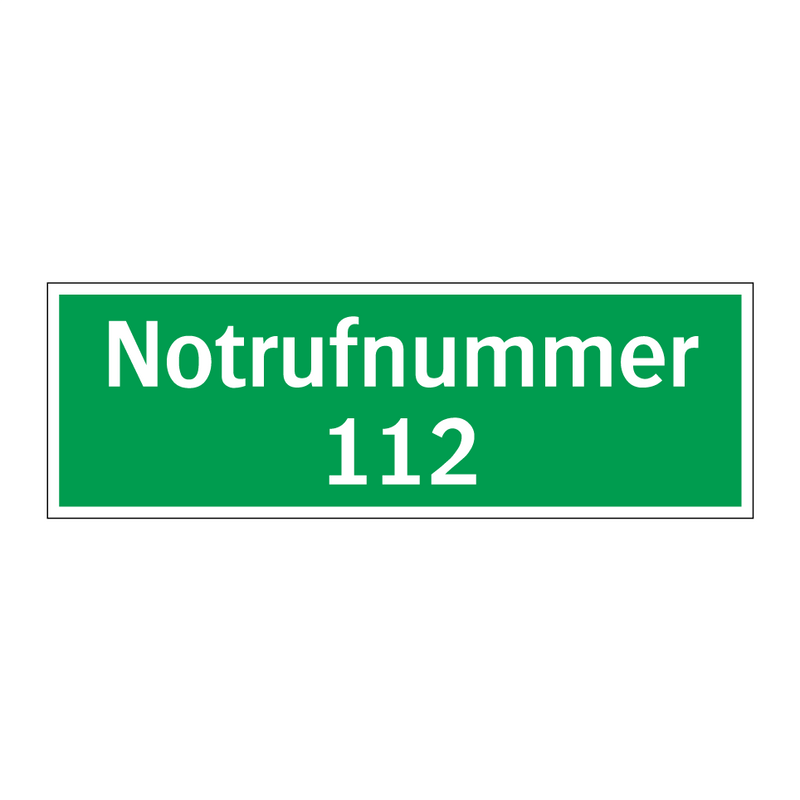 Notrufnummer 112