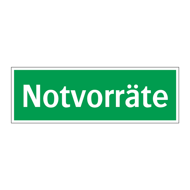 Notvorräte