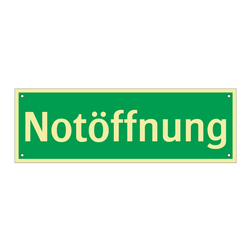 Notöffnung