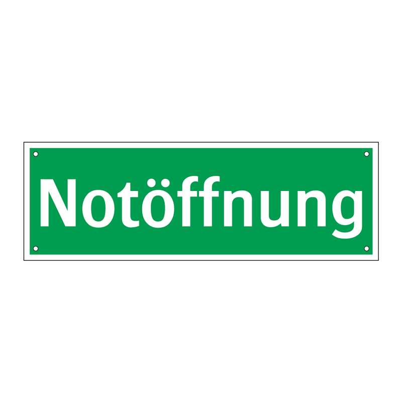 Notöffnung