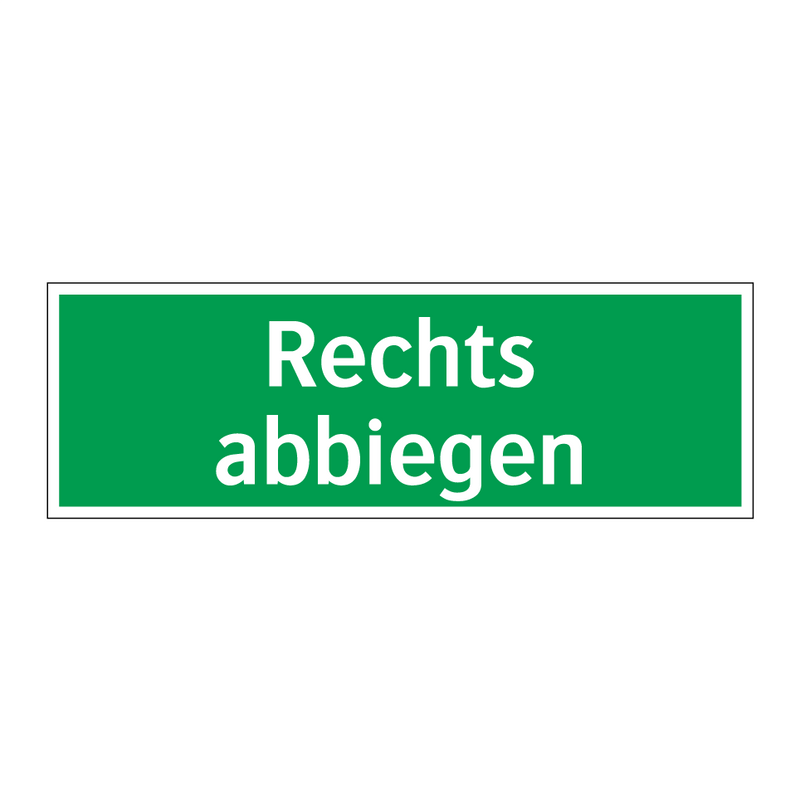 Rechts abbiegen