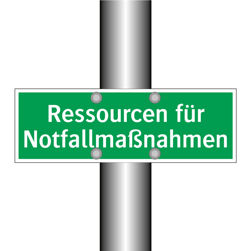 Ressourcen für Notfallmaßnahmen