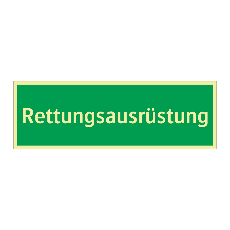 Rettungsausrüstung